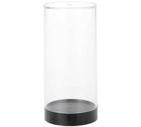 Protech CC-5 Round Storage / Display Acrylic Action Figure Display Case with Black Base, 2.25" W x 4.75" H x 2.25" D, 10-Pack