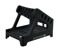 PROTECH® Label Holder for Thermal Label Roll and Fanfold Labels, Label Dispenser for 6x4 Labels, Thermal Label Printer Accessory, Thermal Label Holder for Desktop Label Printer (Black)