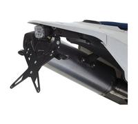 PROTECH license plate holder kit including reflector and plate light stainless steel/powder-coated aluminium black, black