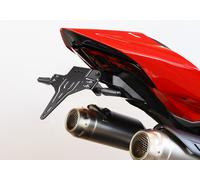 PROTECH license plate holder powder-coated stainless steel black, black