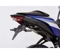 PROTECH license plate holder powder-coated stainless steel black, black