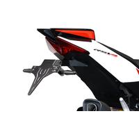 PROTECH license plate holder powder-coated stainless steel black, black