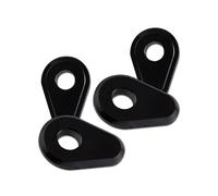 PROTECH lIl indy spacer for various Yamaha models eloxed aluminium black, black