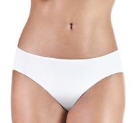 PROTECHDRY Washable Urinary Incontinence Bikini Underwear for Women, with Front Absorbent Area (White, X-Large)