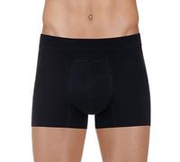 PROTECHDRY - Washable Urinary Incontinence Cotton Boxer Brief Underwear for Men, with Front Absorbent Area, Black X-Large, 39-41" Waist