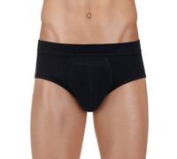 PROTECHDRY - Washable Urinary Incontinence Cotton Brief Underwear for Men with Front Absorbent Area, Black Medium, 33-35" Waist