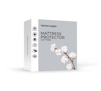Protect A Bed Cotton Mattress Protector, Single Dimensions: 3′ x 6′3″ (90cm x 190cm)