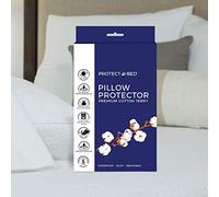 Protect-A-Bed, Premium Cotton Terry Pillow Protector, Zippered, Waterproof, 1-Pack, Standard Size