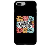 Protect Democracy Retro Vintage Patriotic Pro Democratic Case for iPhone 7 Plus/8 Plus