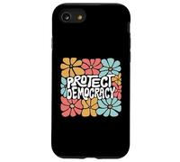 Protect Democracy Retro Vintage Patriotic Pro Democratic Case for iPhone SE (2020) / 7/8