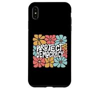 Protect Democracy Retro Vintage Patriotic Pro Democratic Case for iPhone XS Max