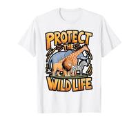 Protect Endangered Animals Wildlife Awareness Art T-Shirt