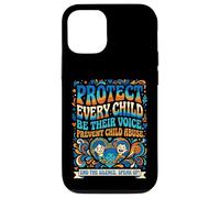 Protect Every Child Be Their Voice Child Abuse Prevention Case for iPhone 12/12 Pro