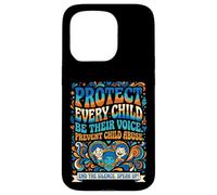 Protect Every Child Be Their Voice Child Abuse Prevention Case for iPhone 15 Pro