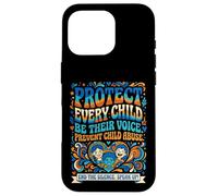 Protect Every Child Be Their Voice Child Abuse Prevention Case for iPhone 16 Pro