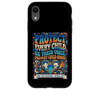 Protect Every Child Be Their Voice Child Abuse Prevention Case for iPhone XR