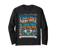 Protect Every Child Be Their Voice Child Abuse Prevention Long Sleeve T-Shirt