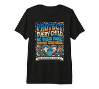 Protect Every Child Be Their Voice Child Abuse Prevention Premium T-Shirt