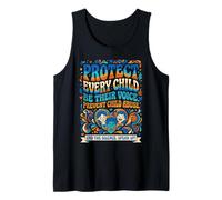 Protect Every Child Be Their Voice Child Abuse Prevention Tank Top