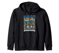 Protect Every Child Be Their Voice Child Abuse Prevention Zip Hoodie