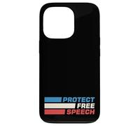 Protect Free Speech Patriot Freedom of Speech Matters Gifts Case for iPhone 13 Pro
