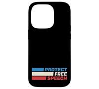 Protect Free Speech Patriot Freedom of Speech Matters Gifts Case for iPhone 14 Pro