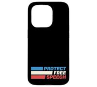 Protect Free Speech Patriot Freedom of Speech Matters Gifts Case for iPhone 15 Pro