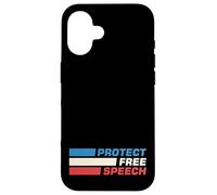 Protect Free Speech Patriot Freedom of Speech Matters Gifts Case for iPhone 16