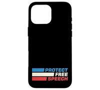 Protect Free Speech Patriot Freedom of Speech Matters Gifts Case for iPhone 16 Pro Max