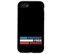 Protect Free Speech Patriot Freedom of Speech Matters Gifts Case for iPhone SE (2020) / 7/8