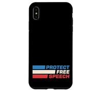Protect Free Speech Patriot Freedom of Speech Matters Gifts Case for iPhone XS Max