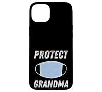 Protect Grandma Face Mask Social Distancing + Hygiene Masks Case for iPhone 15 Plus