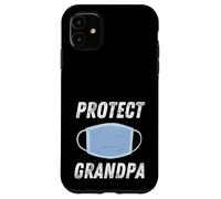Protect Grandpa Face Mask Design for Public Health Awareness Case for iPhone 11
