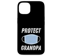 Protect Grandpa Face Mask Design for Public Health Awareness Case for iPhone 13