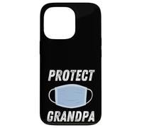 Protect Grandpa Face Mask Design for Public Health Awareness Case for iPhone 13 Pro