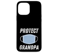 Protect Grandpa Face Mask Design for Public Health Awareness Case for iPhone 13 Pro Max