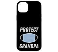 Protect Grandpa Face Mask Design for Public Health Awareness Case for iPhone 14 Plus