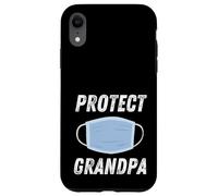 Protect Grandpa Face Mask Design for Public Health Awareness Case for iPhone XR