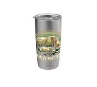 Protect Java Rhino Save The Endangered Javan Rhinoceros Stainless Steel Insulated Tumbler