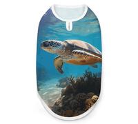 Protect Marine Life Dog Shirt Quick Dry Breathable Pet T-Shirt Soft Stretchy Sleeveless Vest Dog Apparel XL