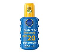 Protect & Moisture Pump Spray 200ml - SPF20 - But It Is Water Resistant And Has Long Lasting Moisturising Ingredients For Soft, Summery Skin.