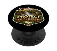 Protect National Parks Nature Lover Earth Day Conservation PopSockets Adhesive PopGrip