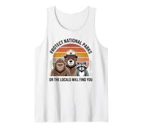 Protect National Parks Respect the Locals Funny Bigfoot Tee Tank Top