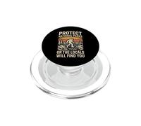 Protect National Parks Sasquatch Bigfoot Nature Conservation PopSockets PopGrip for MagSafe