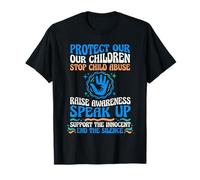 Protect Our Children Stop Child Abuse Advocate Support T-Shirt