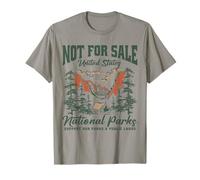 Protect Our National Park Retro Vintage Not for Sale Support T-Shirt