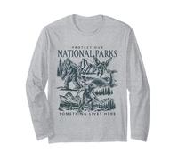 Protect Our National Parks Cryptid Long Sleeve T-Shirt