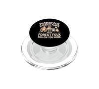 Protect Our National Parks Forest Folk Follow You Home Funny PopSockets PopGrip for MagSafe