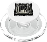 Protect Our National Parks Haunt Your Backyard Nature Lovers PopSockets PopGrip for MagSafe