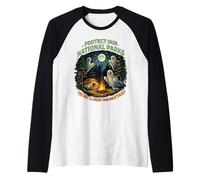 Protect Our National Parks or We'll Haunt Your Backyard Raglan Baseball Tee